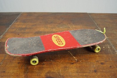 Vintage Oldschool Skateboard Speed Retro Deck Post Modern Beware of the Dog 80er