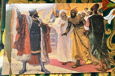 Camões OS LUSÍADAS Vasco da Gama and Samorim Painting, José Malhoa 1907 Portugal
