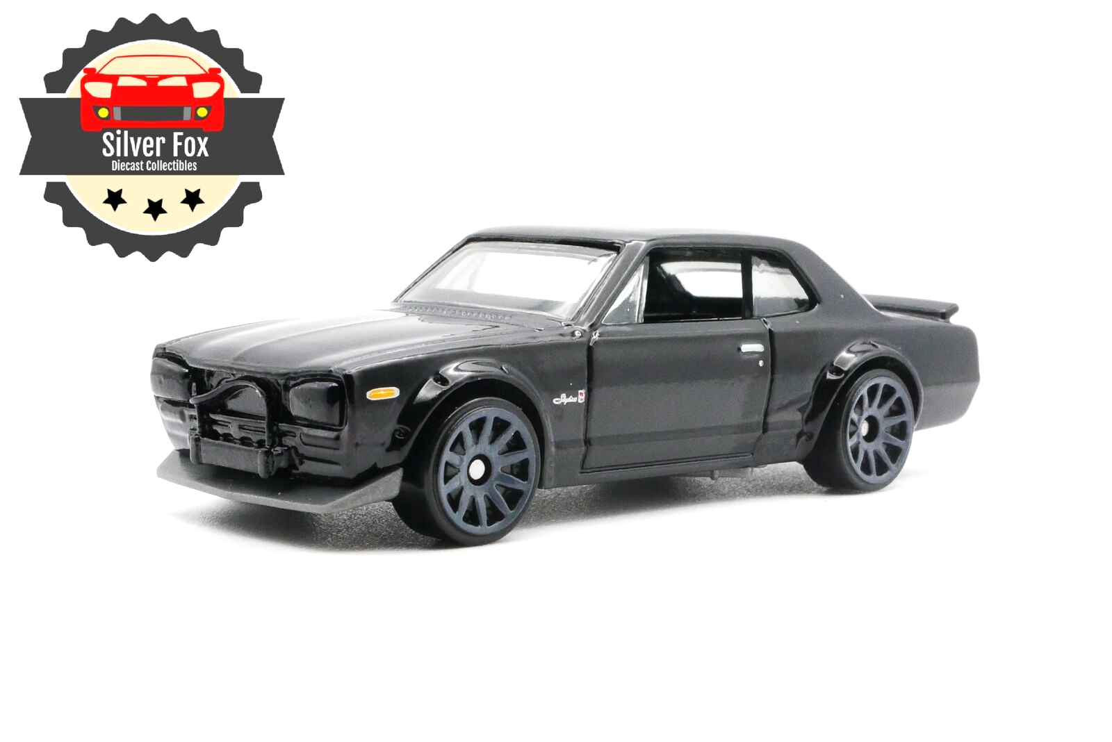 1971 NISSAN SKYLINE H/T 2000 GT-X BLACK 1:64 SCALE COLLECTOR MODEL DIECAST