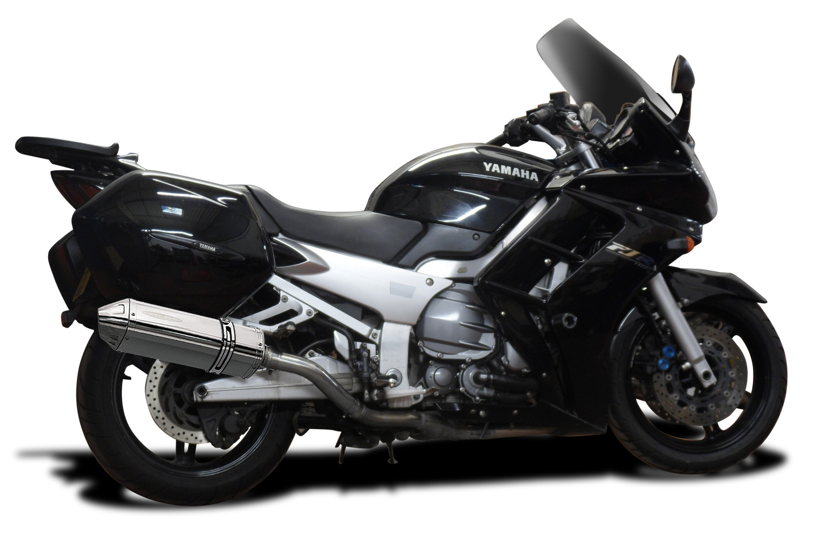 Yamaha FJR1300 Delkevic 13" Stainless TriOval Muffler Exhaust Slip On