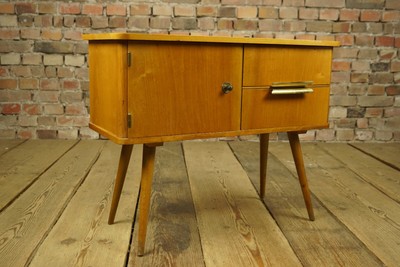 60er Vintage Mini Sideboard Kommode Anrichte Ahorn