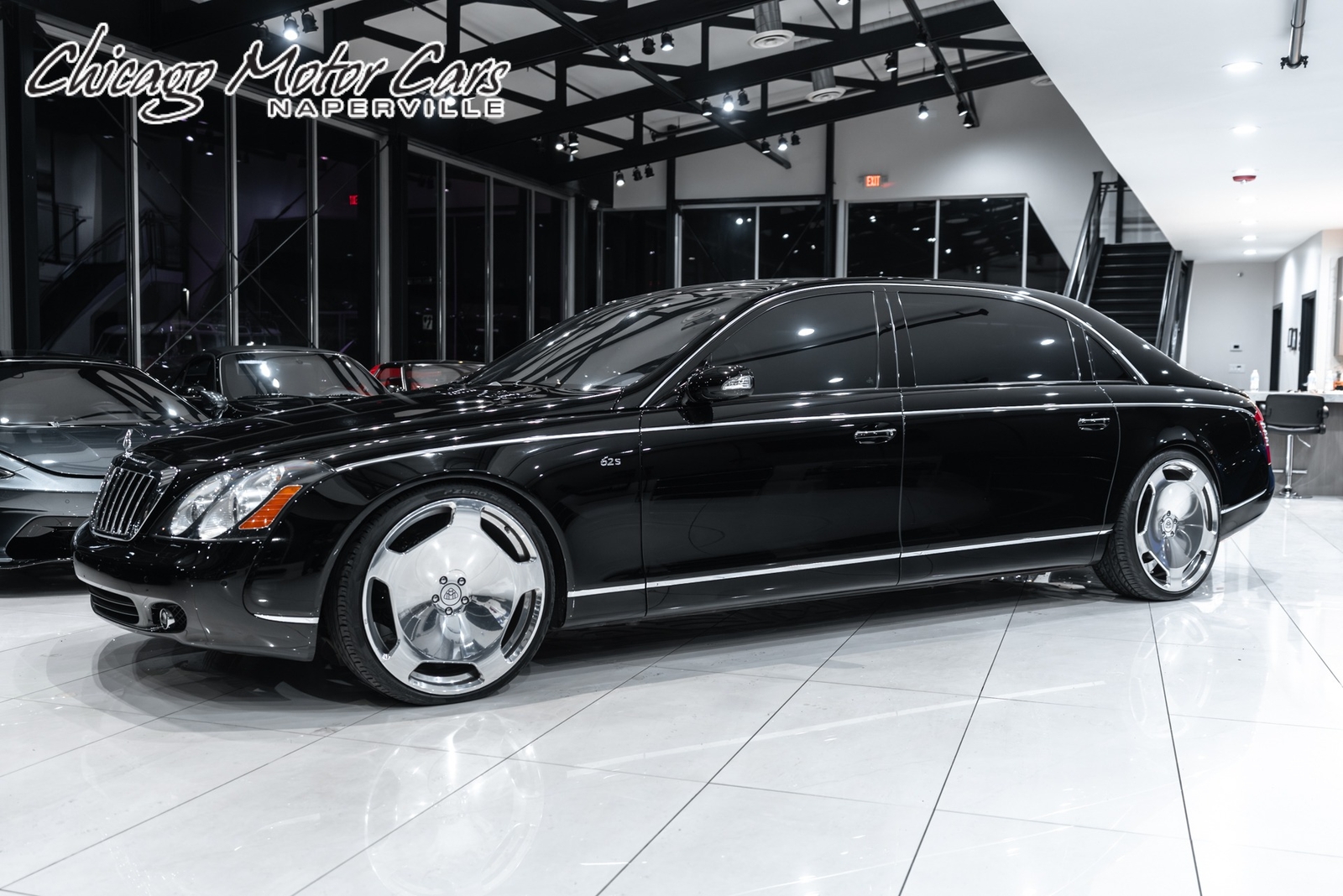 2008 Maybach 62S Sedan Factory Partition RARE! Black on Black! Serv Baltic Black