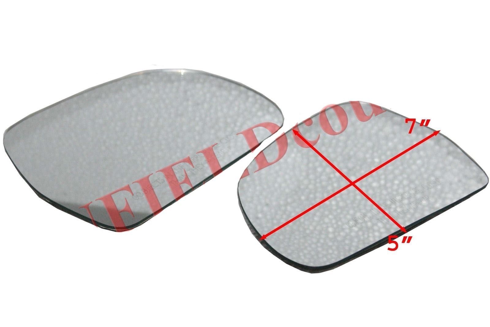 LH & RH Orvm Convex Wing Door Glass Mirror With Base PlateÂ Skoda Laura T-2 