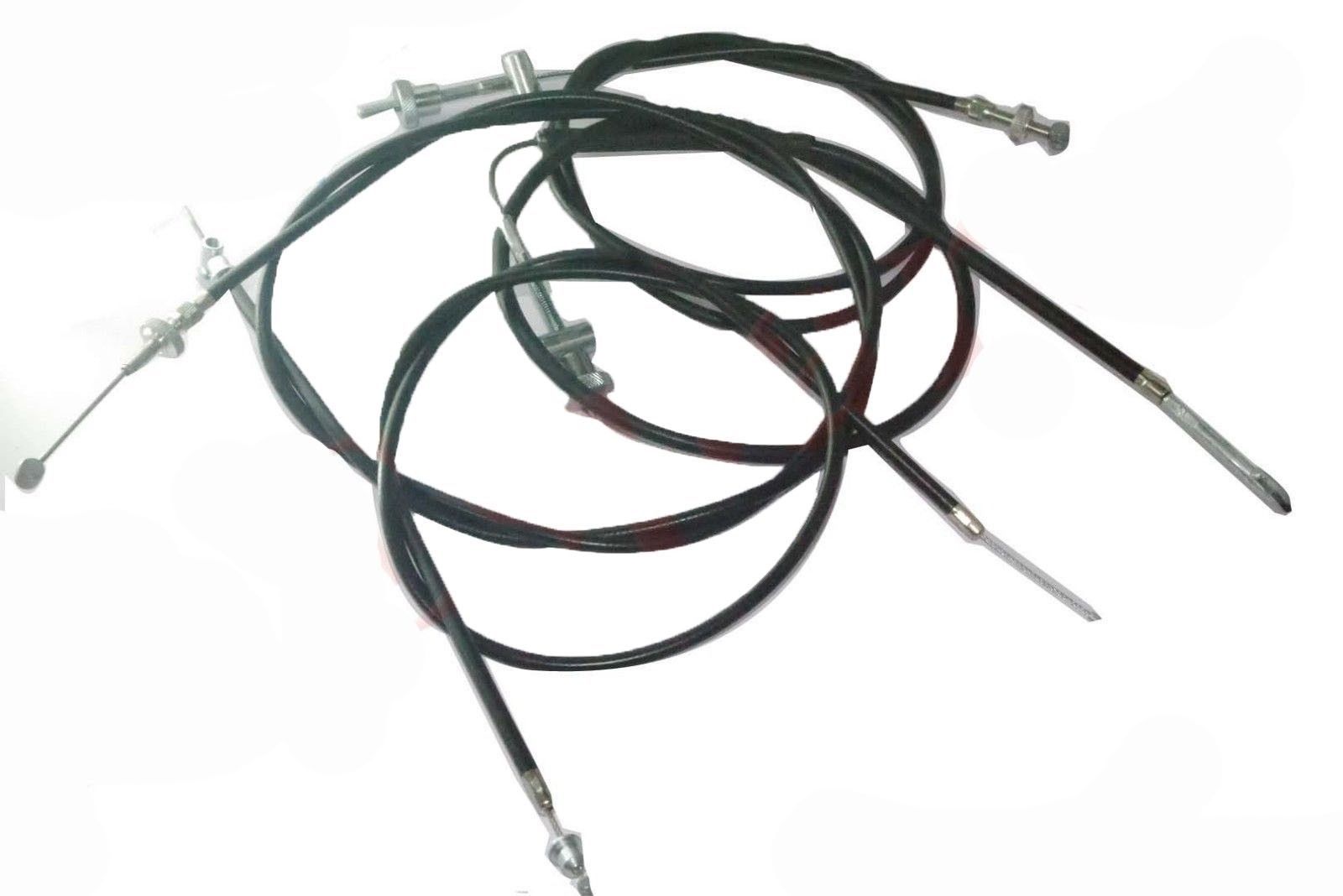 New Front & Rear Break Throttle Clutch Cable Complete Set Jawa Motorcycle  