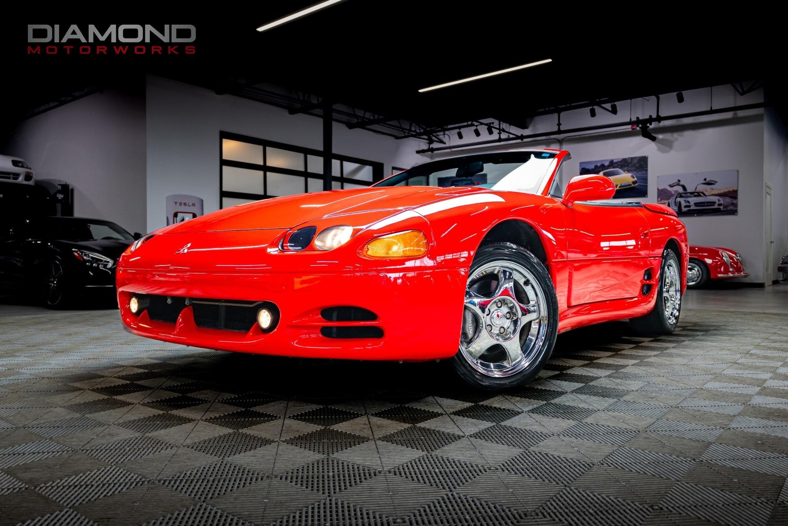 1995 Mitsubishi 3000GT Spyder VR-4 Turbo 19237 Miles Caracas Red Convertible 3.0