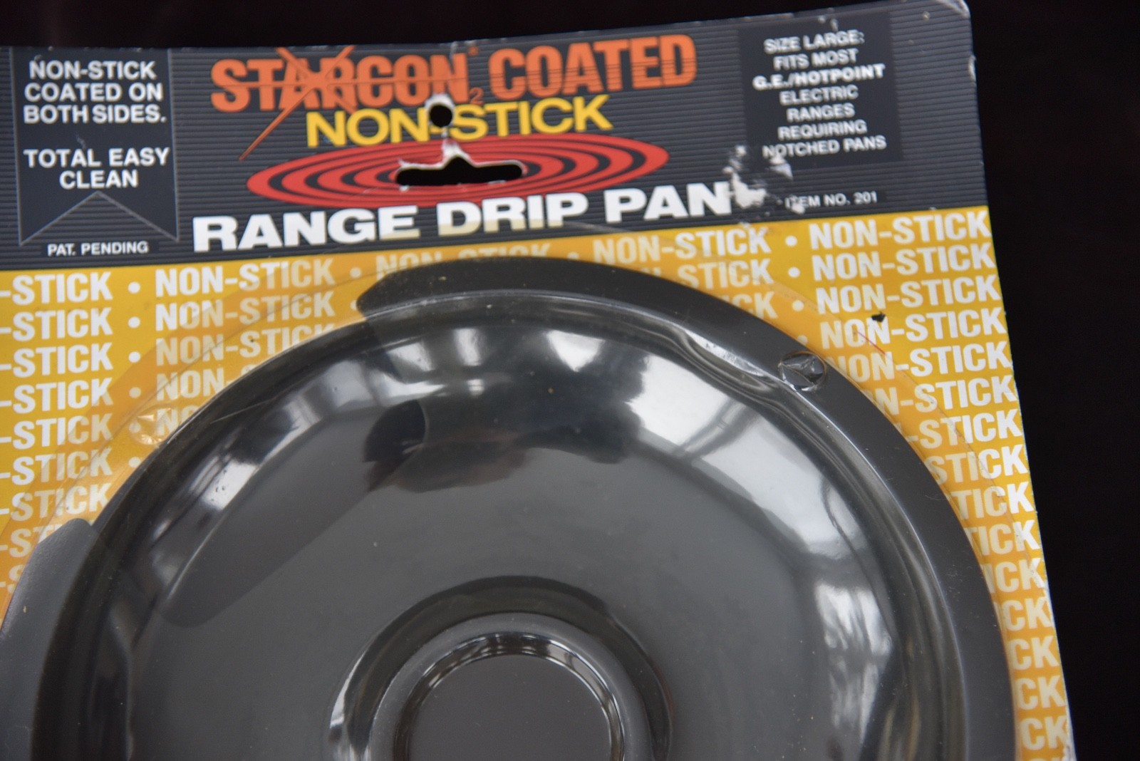 3 Harbortown Non-Stick Electric Range Drip Pans for GE/Hotpoint and others