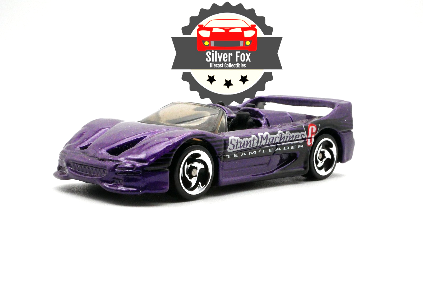 1996 FERRARI F50 RACING PURPLE 1/64 SCALE DIECAST COLLECTOR MODEL CAR