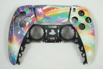 Rainbow Storm Front Shell + Touch Pad PS5 Controller Model CFI-ZCT1W