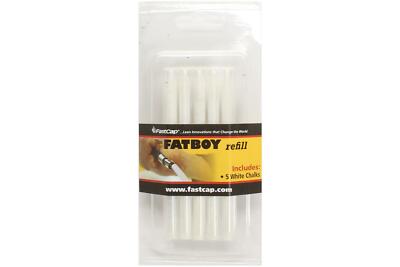 FastCap FatBoy Pencil White Soapstone Refill - 5pk