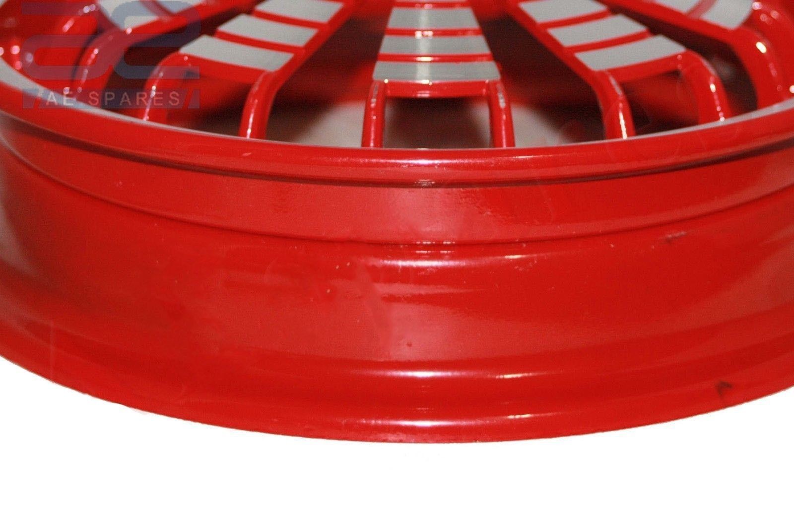 Pair Aluminium Made Red Color Wheel Rim For Vespa 2.10.10 PX PK Rally 
