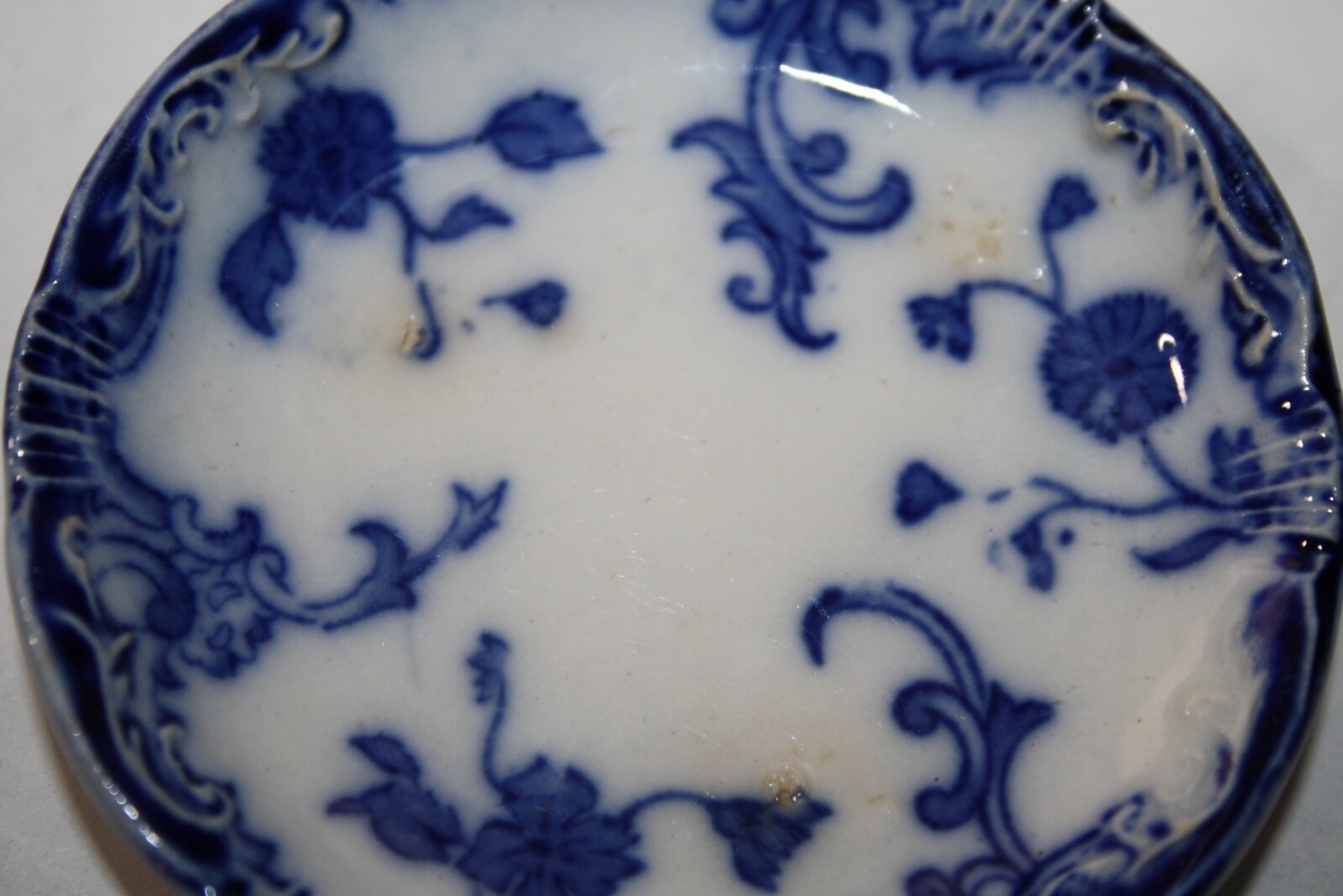 Antique Flow Blue F. B. 3