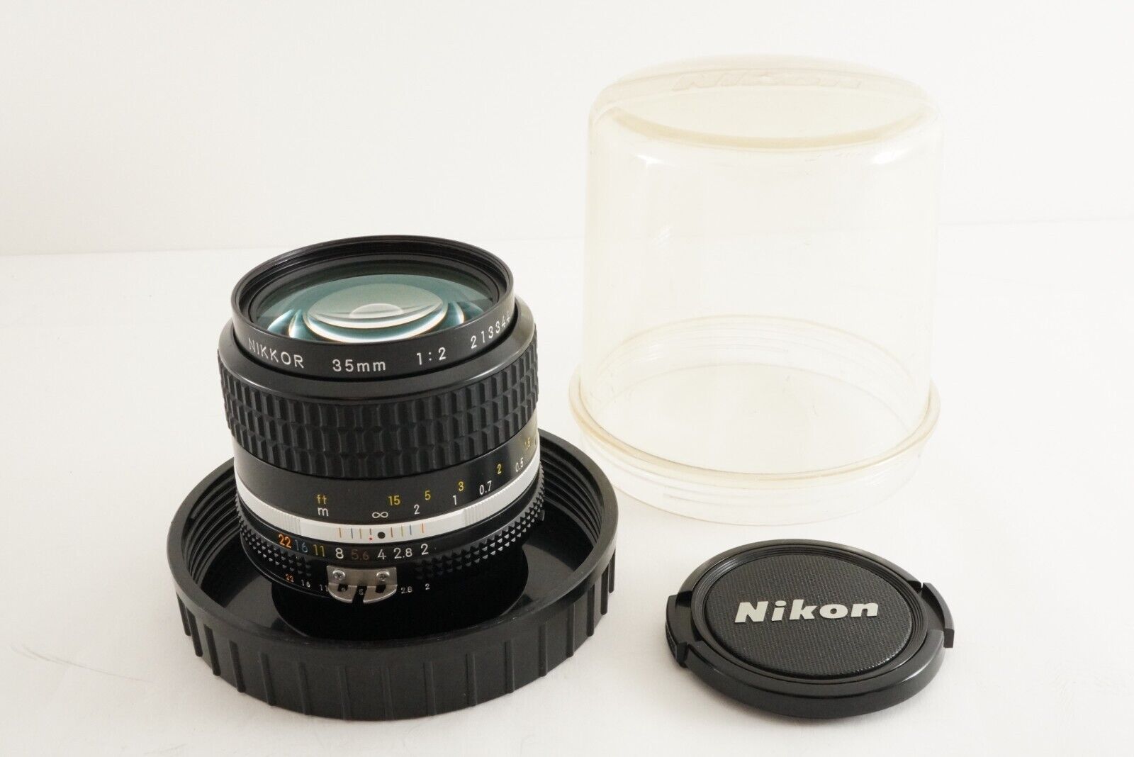 NIKON Ai-s NIKKOR 35mm F2 In Case MF Wide Angle Lens from NIKON Ai-s NIKKOR 35mm F2 In Case MF Wide Angle Lens from