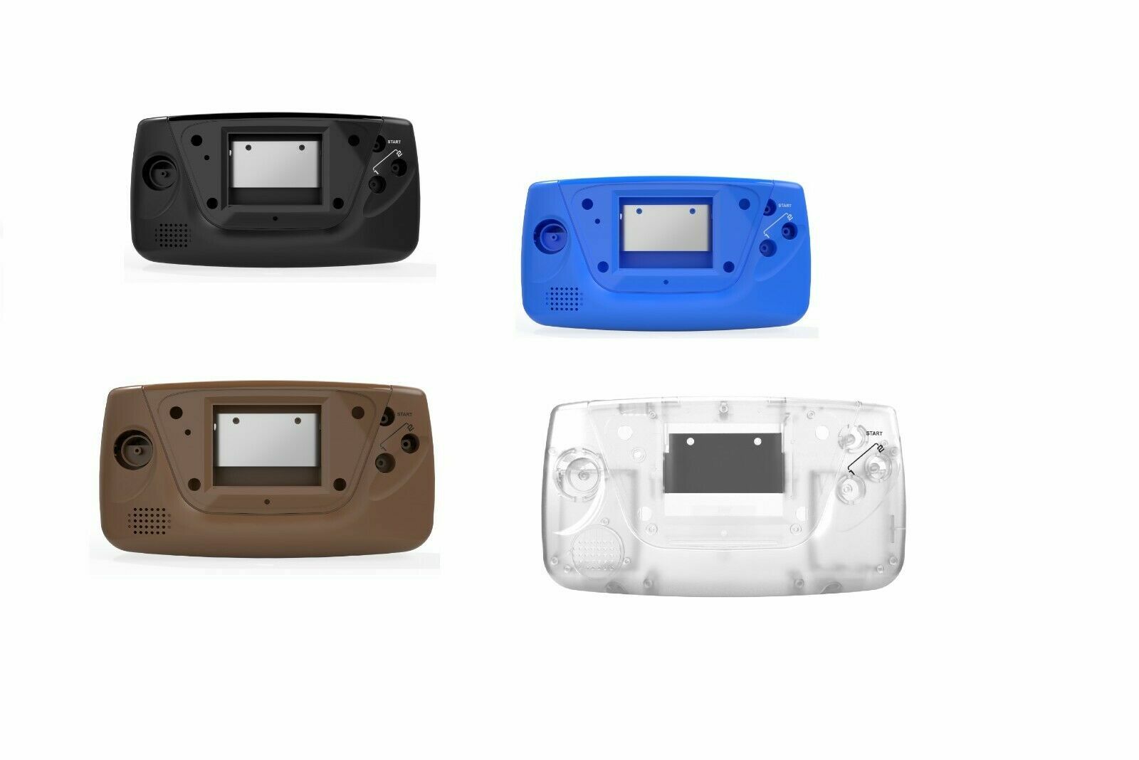 SEGA GAME GEAR RETRO SIX REPLACEMENT SHELLS! PLEASE READ