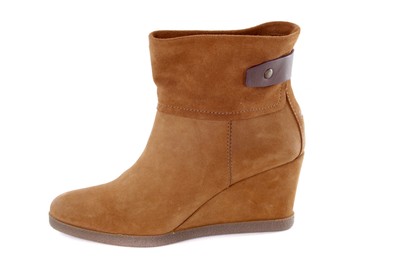 TOMMY HILFIGER TOMMY HILFIGER DAMEN ANCLE BOOTS STIEFELETTEN KEILABSATZ COGNAC 41