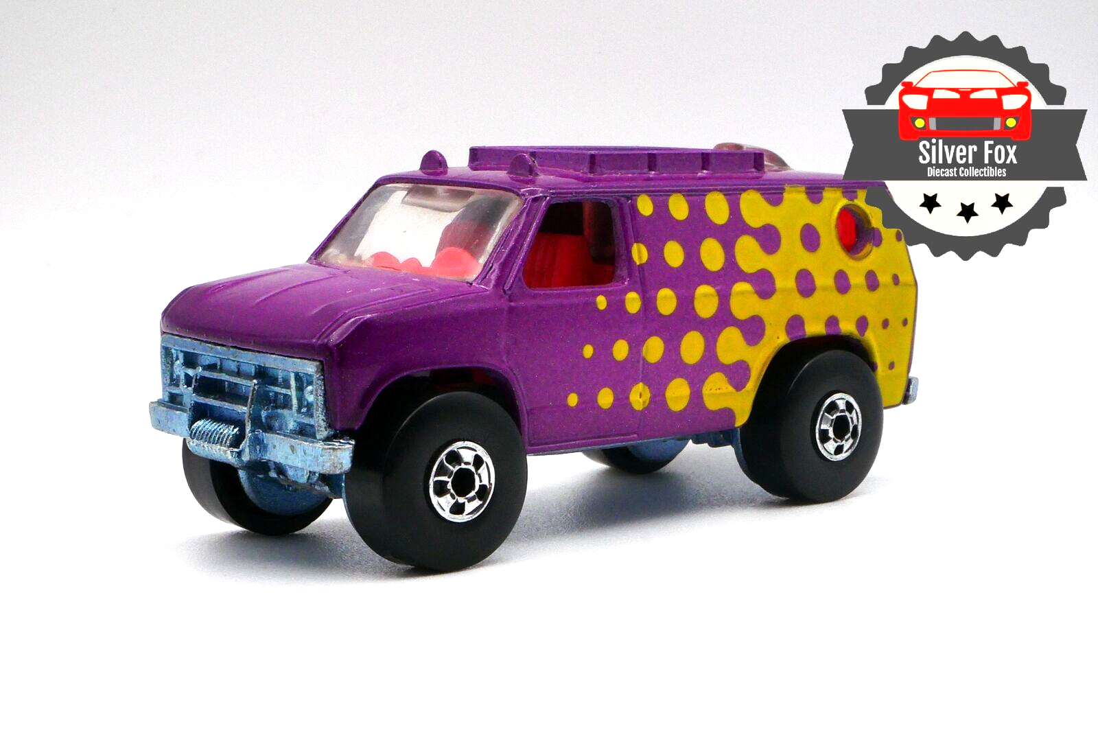 1977 FORD ECONOLINE BAJA PURPLE 1:64 SCALE DIECAST DIORAMA COLLECTOR MODEL CAR