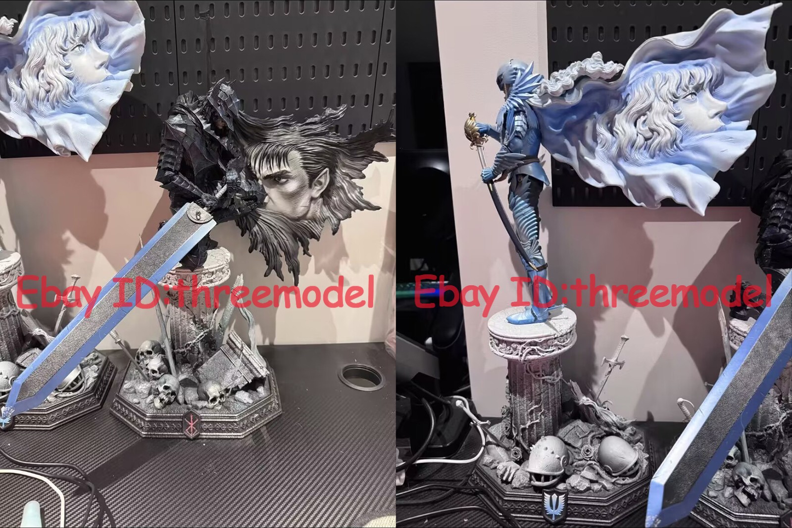 Prime 1 Studio 1/6 legacy Art Berserk Guts Gus +Griffith Statue