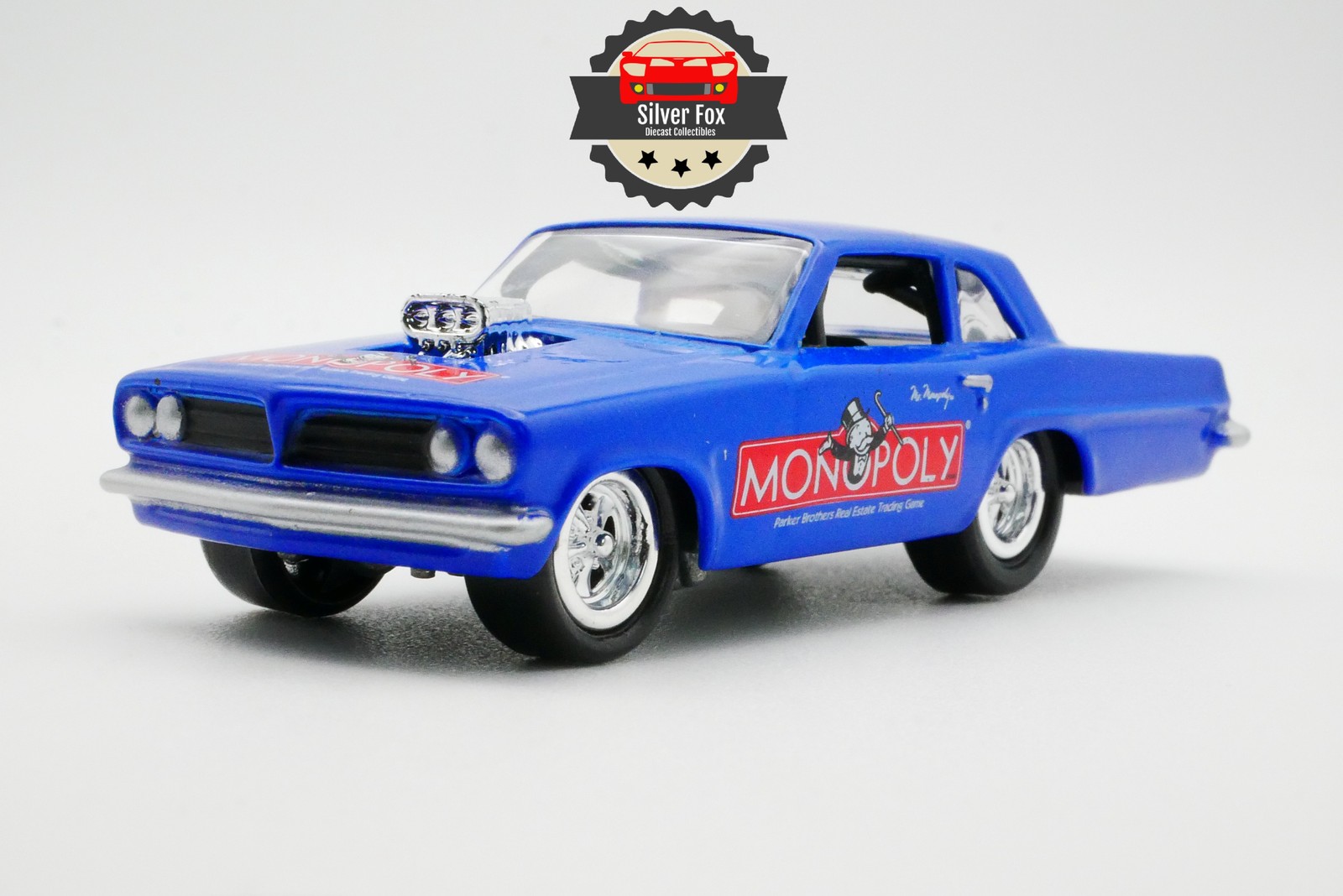 1963 PONTIAC TEMPEST MUSCLE BLUE BLOW 1:64 SCALE DIECAST COLLECTOR MODEL CAR - Picture 1 of 10