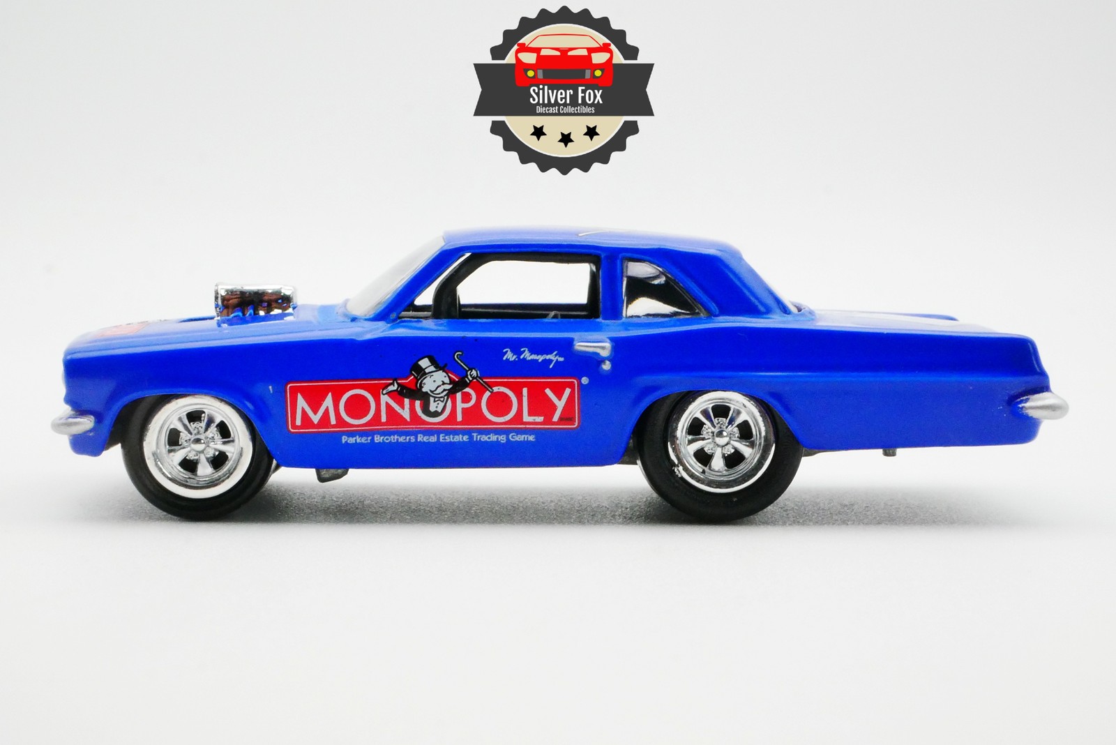 1963 PONTIAC TEMPEST MUSCLE BLUE BLOW 1:64 SCALE DIECAST COLLECTOR MODEL CAR - Picture 5 of 10