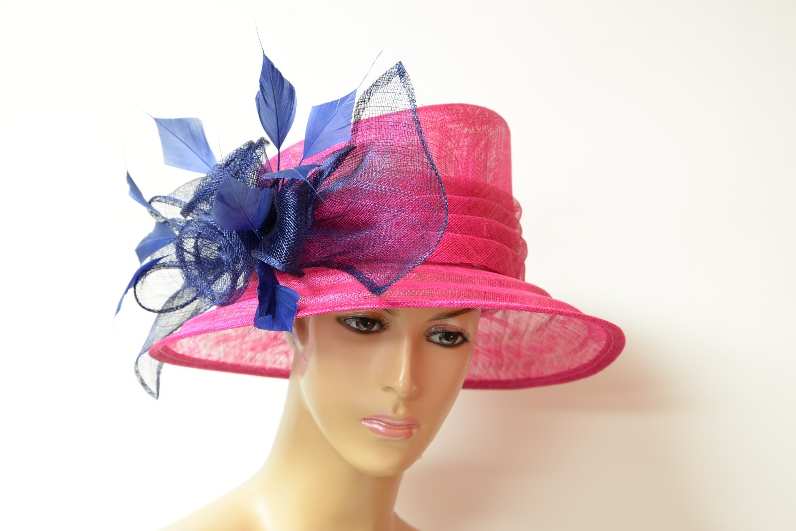 New High Quality  Hand made Kentuky Derby Sinamay hat, church hat