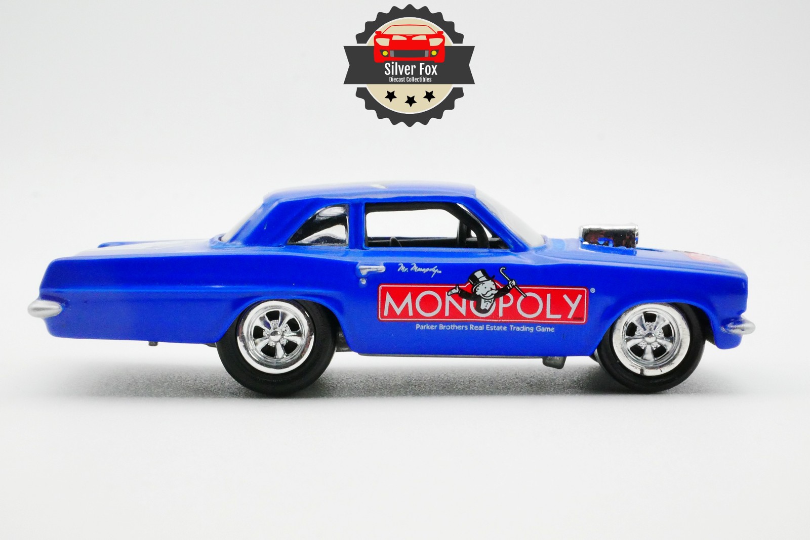 1963 PONTIAC TEMPEST MUSCLE BLUE BLOW 1:64 SCALE DIECAST COLLECTOR MODEL CAR - Picture 6 of 10