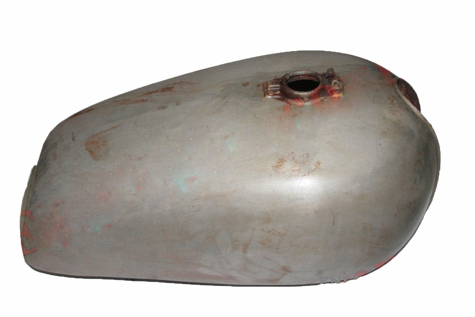New Yamaha Rd 350 Petrol Gas Fuel Tank Raw Steel Bare Metal 