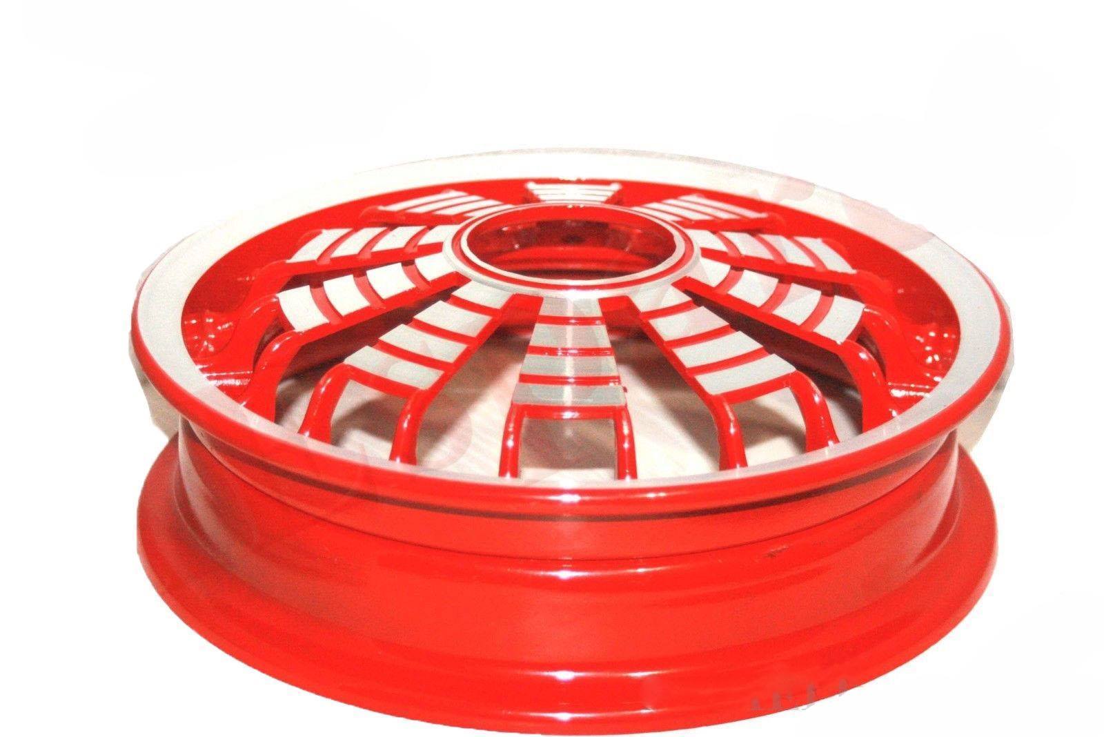 Pair Aluminium Made Red Color Wheel Rim For Vespa 2.10.10 PX PK Rally 