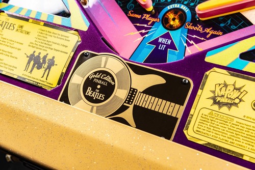 Stern The Beatles Beatlemania Pinball Machine - Gold Edition