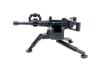 M2 Machine gun with SM3 tripod .50 compatible with toy brick minifigures