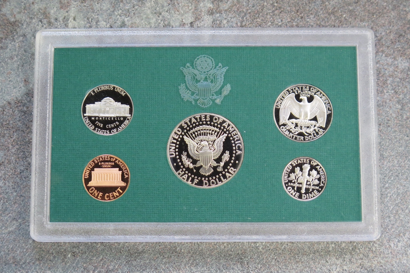 1998 S UNITED STATES US MINT 5 COIN CLAD PROOF SET