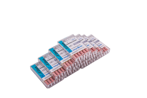 60pc Dental Endo Root Canal File K-files 25mm Stainless Steel #6#8#10 Hand Files