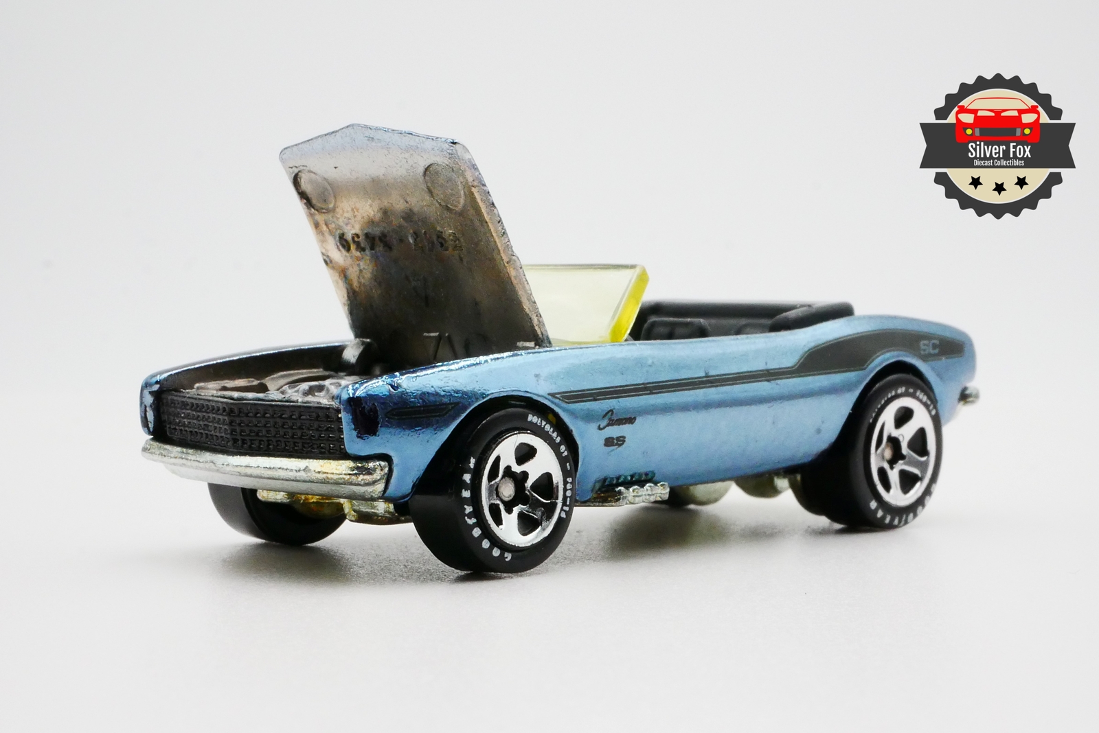 1967 CHEVROLET CAMARO METALLIC BLUE 1:64 SCALE DIECAST COLLECTOR MODEL CAR