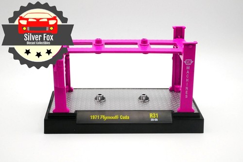 1971 PLYMOUTH CUDA LIFTER KIT PINK 1:64 SCALE DIECAST COLLECTOR MODEL CAR