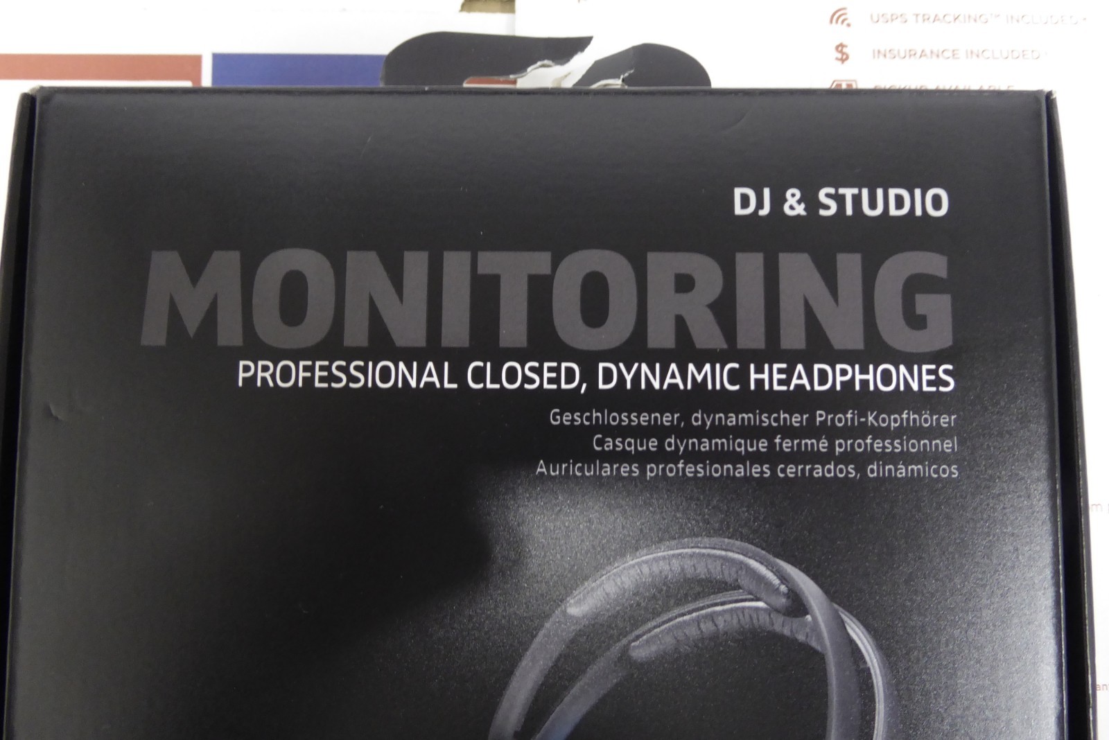 Sennheiser HD25 Closed Back Stereo DJ or Studio Headphones, NEW FREE SHIPPING