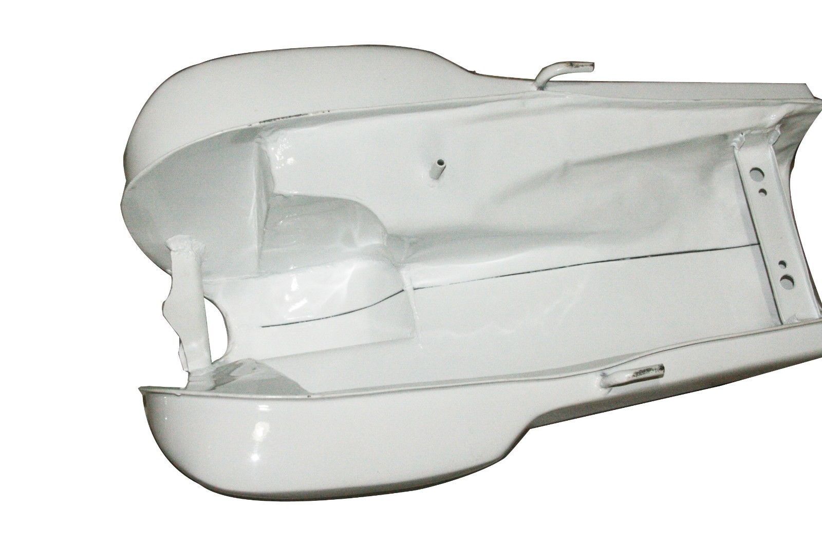 Petrol Fuel Gas Tank White Compatible With BMW Fitting For Benelli Mojave  