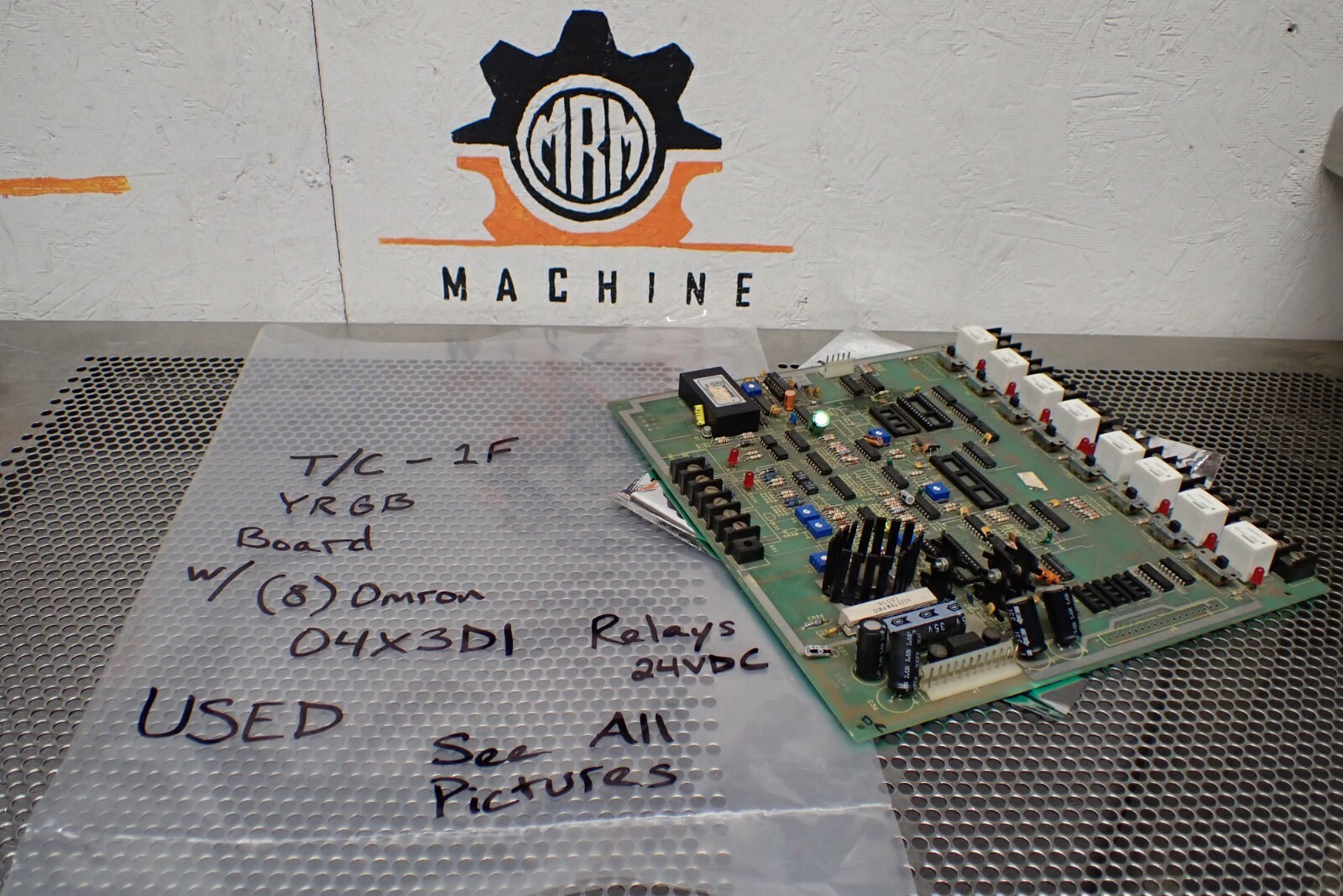 T/C-1F YRGB Board With (8) Omron G2U-112P-US Relays 24VDC T/C-1F YRGB Board With (8) Omron G2U-112P-US Relays 24VDC