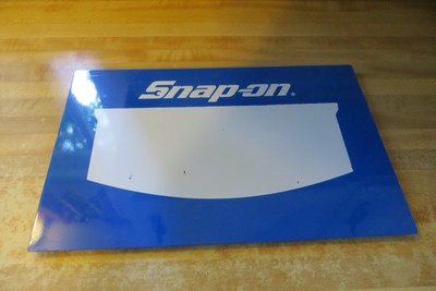 Snap-on tools original advertising company metal tool box sign collectible heavy