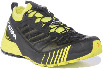 Pre-owned Scarpa Ribelle Run Highly Adaptable Running Shoes Black Mens Us 7 - 13