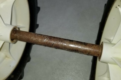 VINTAGE FIRESTONE 8 X 1.75 PEDAL CAR RUBBER TRACTOR TIRES RIMS AND AXLE