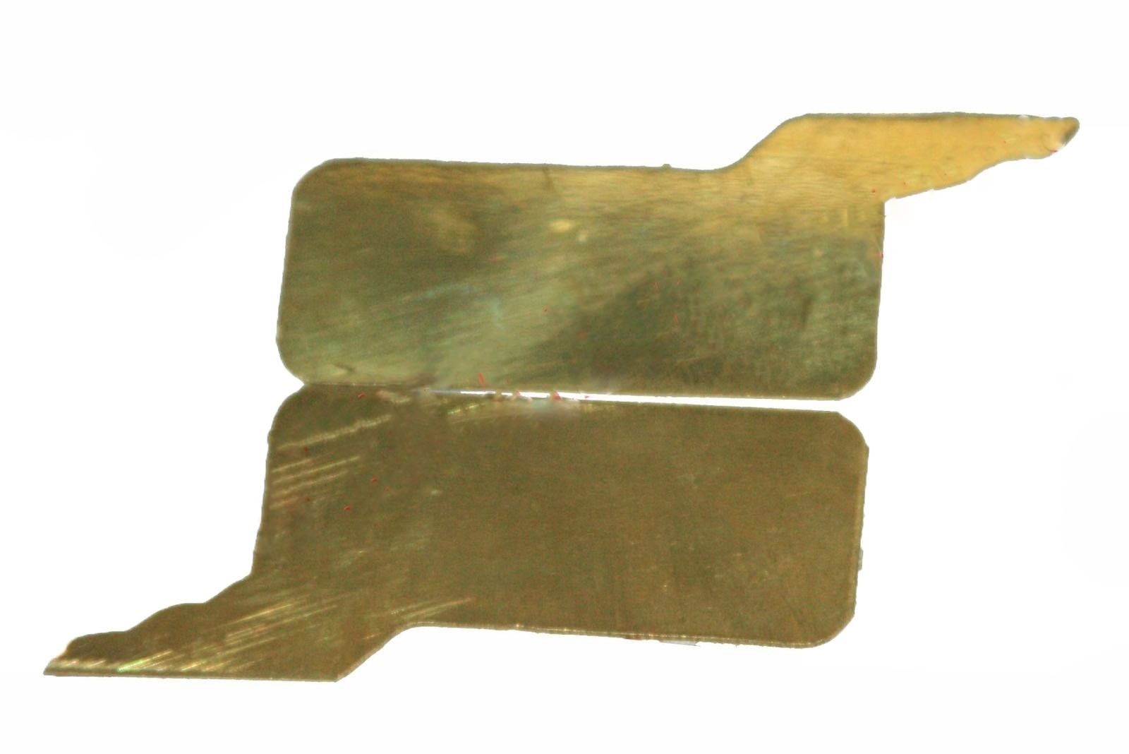 Pair Brass Made Red Petrol Fuel Tank Logo Badge Set For BSA M20 Motorcycle 