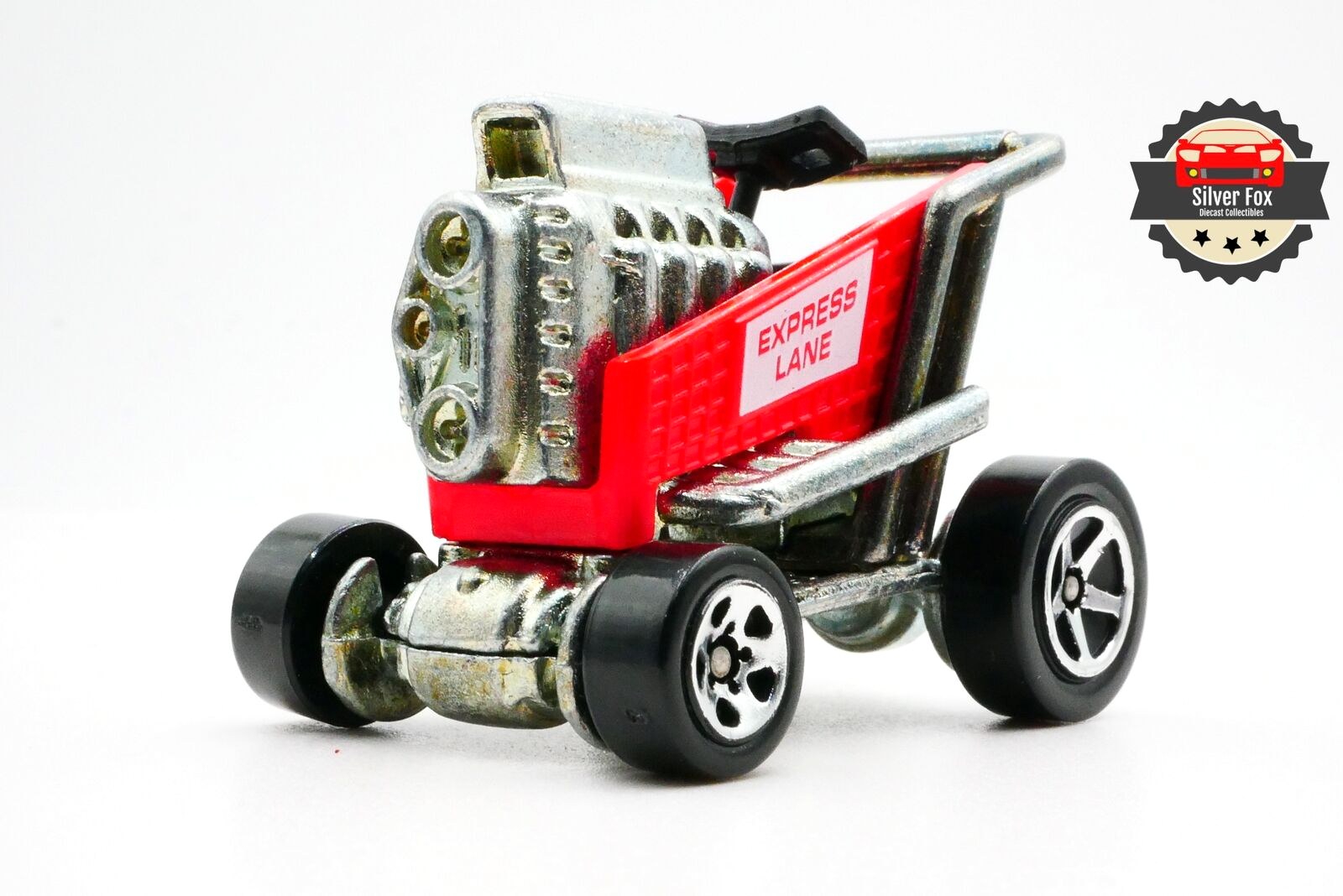 1998 EXPRESS LANE SHOPPING RACING CART 1:64 SCALE DIECAST COLLECTOR MODEL CAR