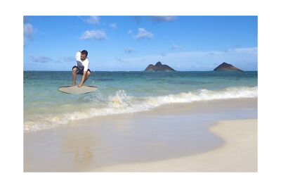 DB Skimboards Proto Plank Skimboard, Maple/Poplar Construction, 3D Rocker Pat...