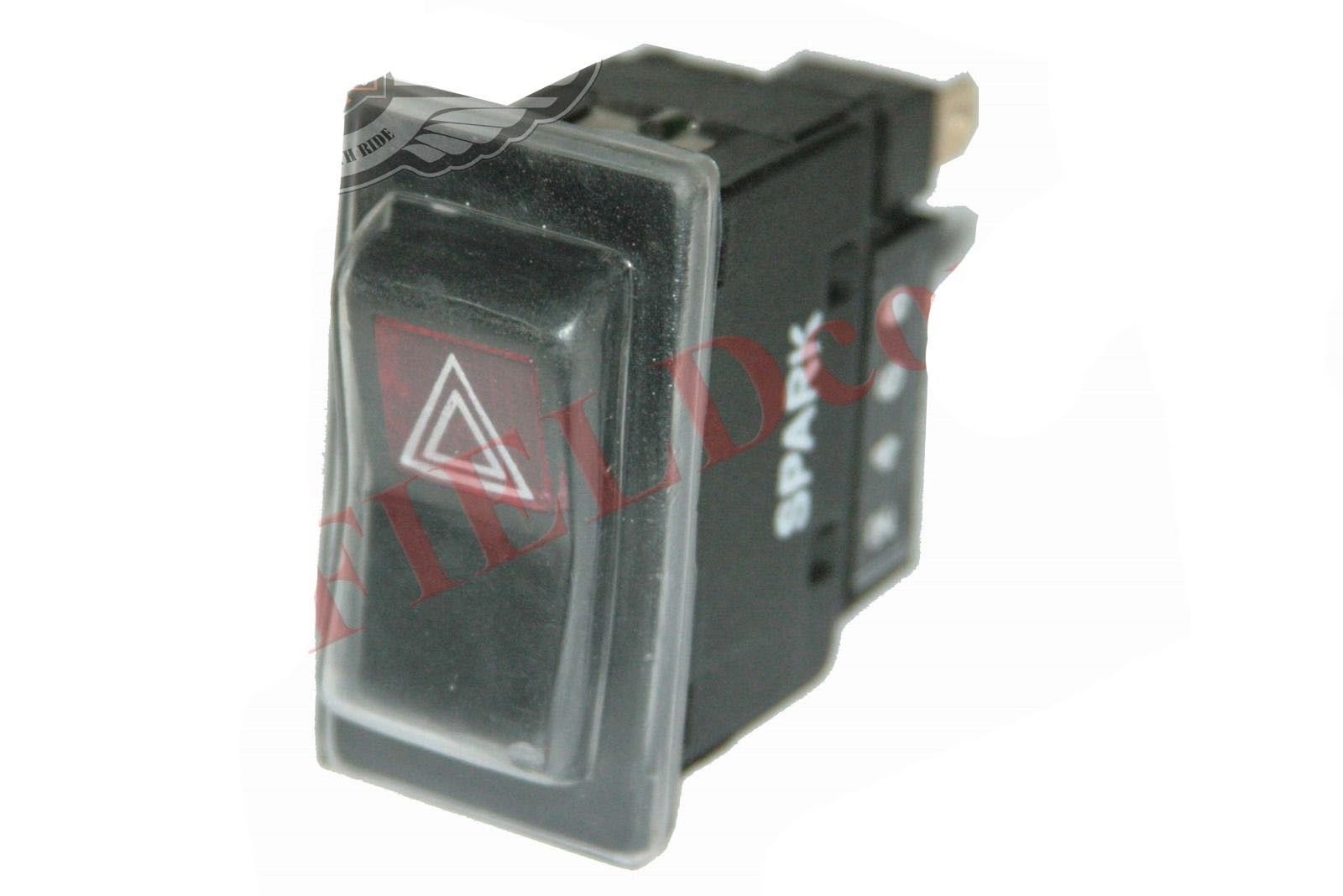 Rubber Protected Hazard Warning Light Switch for JCB Fork Lift  