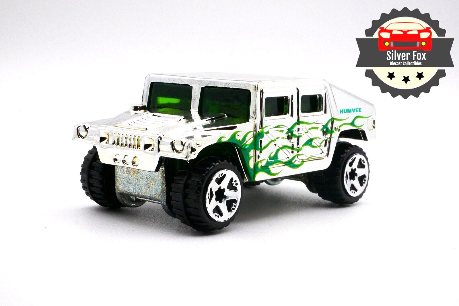 2006 GM HUMVEE CHROME TACTICAL 1:64 SCALE DIECAST DIORAMA COLLECTOR MODEL CAR