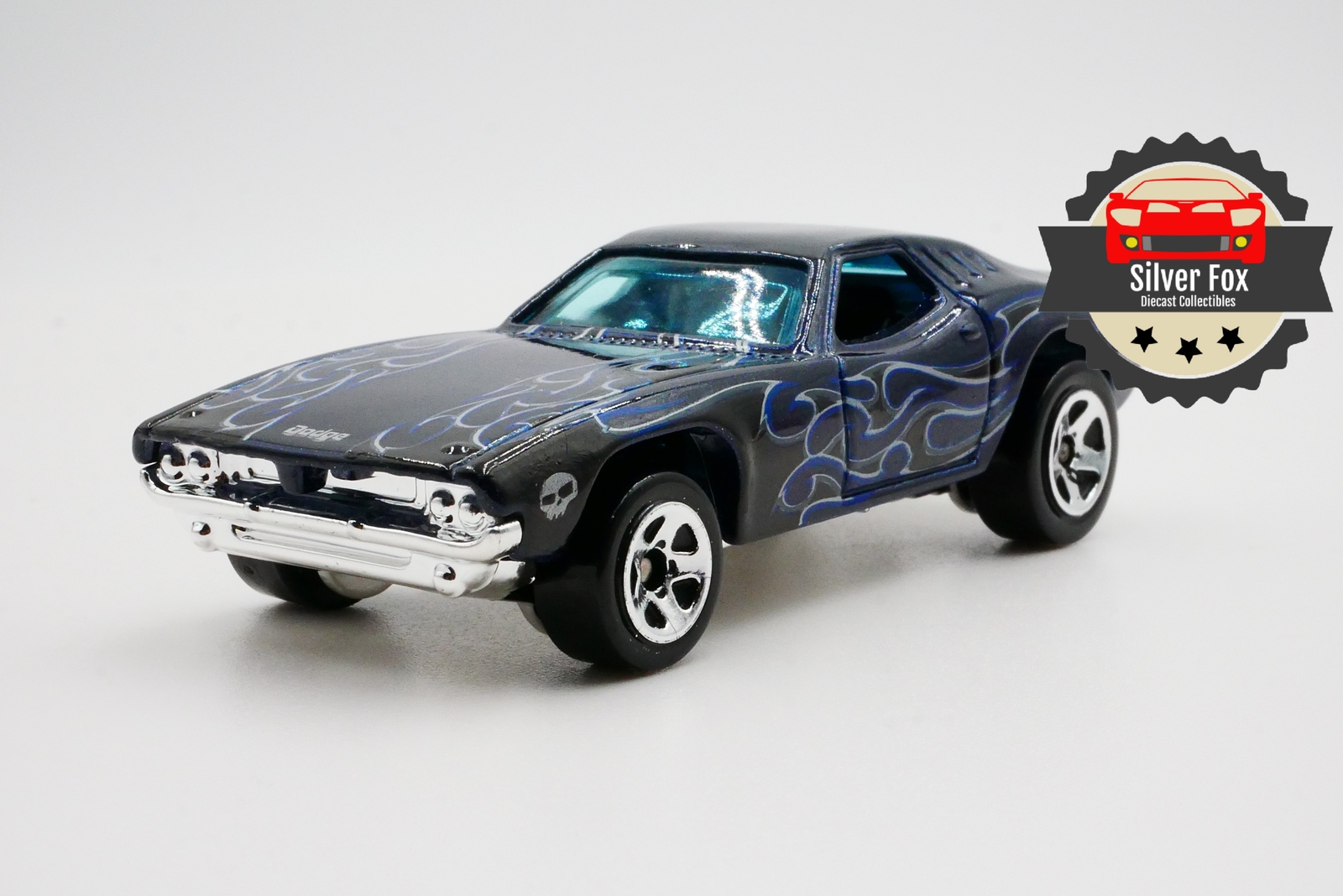 1970 DODGE CHALLENGER DARK BLUE 1:64 SCALE DIECAST COLLECTOR MODEL CAR