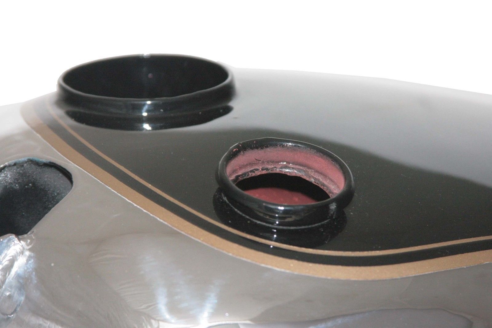 BSA C11 C10 Petrol Fuel Tank Black Painted Chrome Plated  