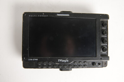 TV Logic  LVM-074W 7 inch Multi-Format HD LCD Monitor with Hoodman & case