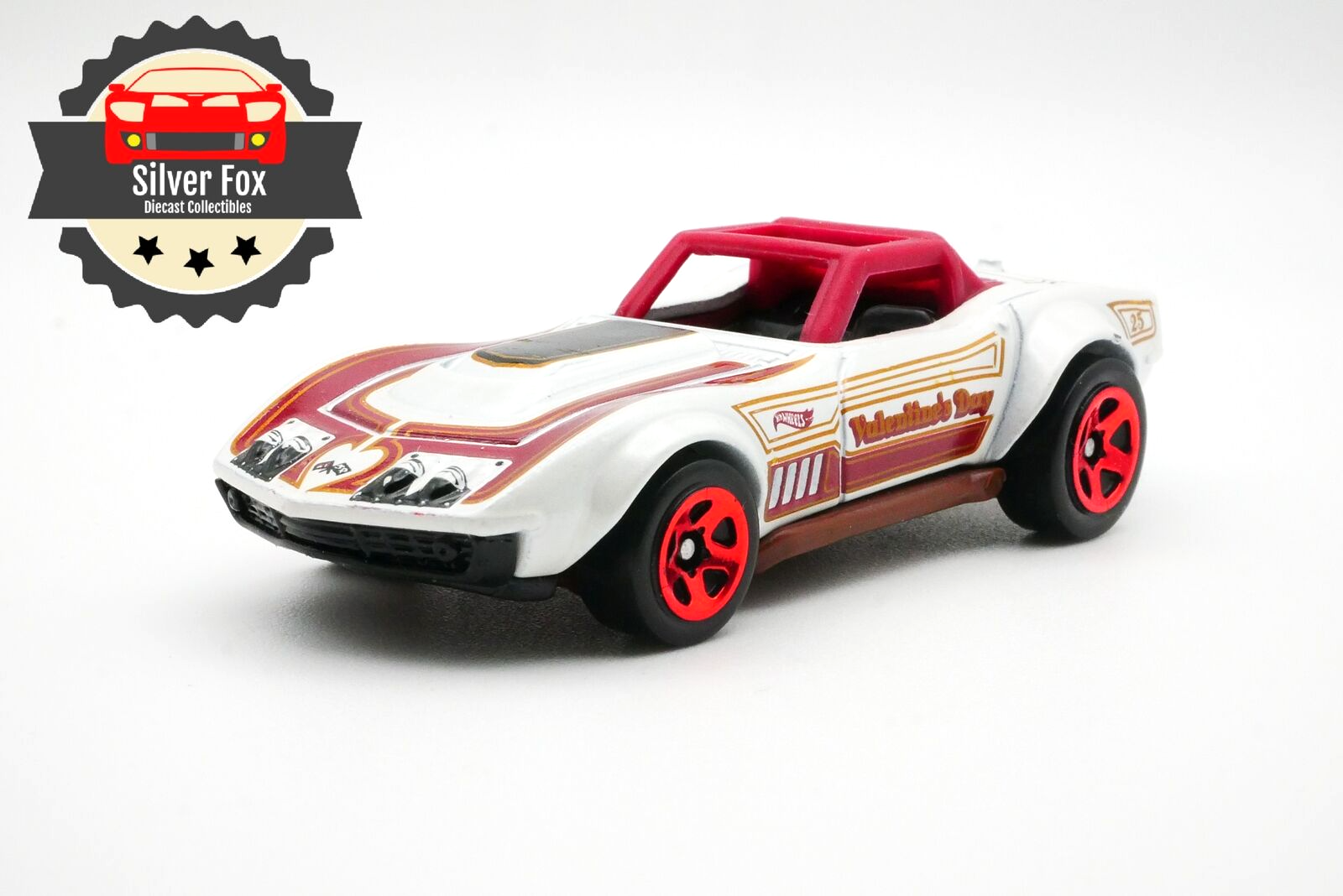 1969 CHEVY CORVETTE RACER VALENTINE 1:64 SCALE DIECAST DIORAMA COLLECTOR MODEL