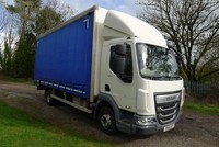 DAF LF180 7.5T 20ft Curtainside w/ tuckaway tail-lift. Manual.