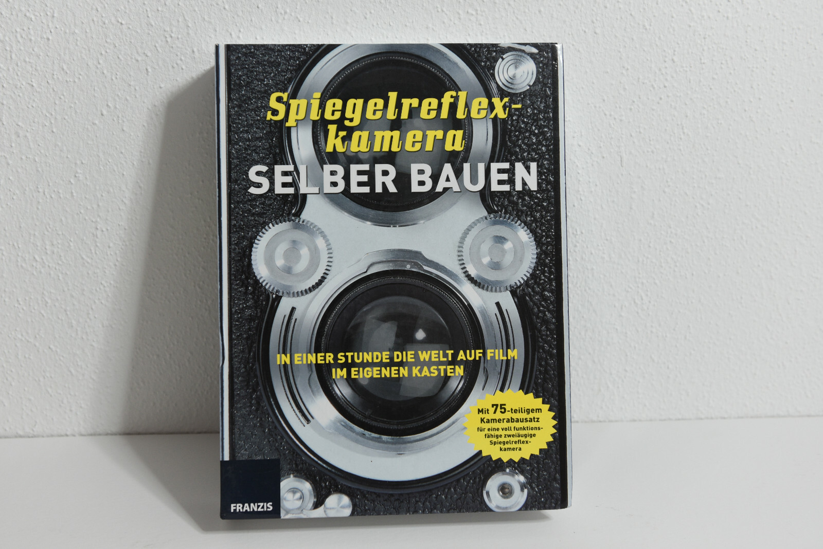 Modellbausatz 75- teilig, Spiegelreflexkamera selber bauen, Retro-Kamera 