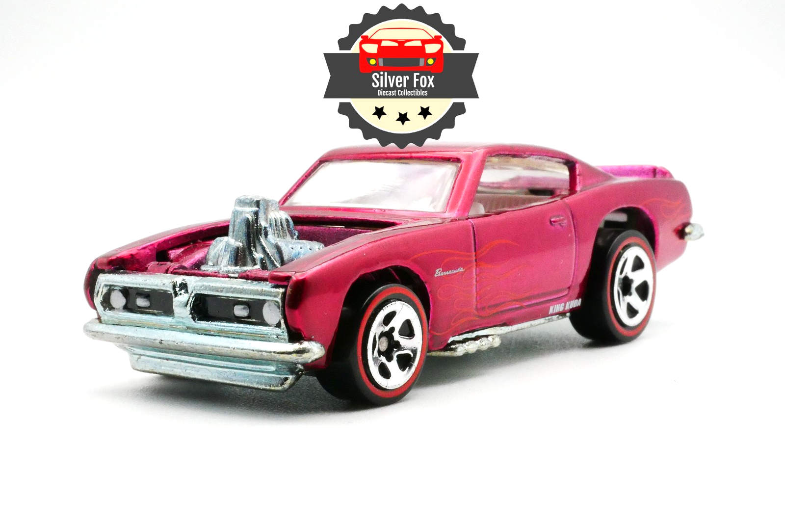 1970 PLYMOUTH BARRACUDA BLOW MOTOR 1:64 SCALE DIECAST COLLECTOR MODEL CAR